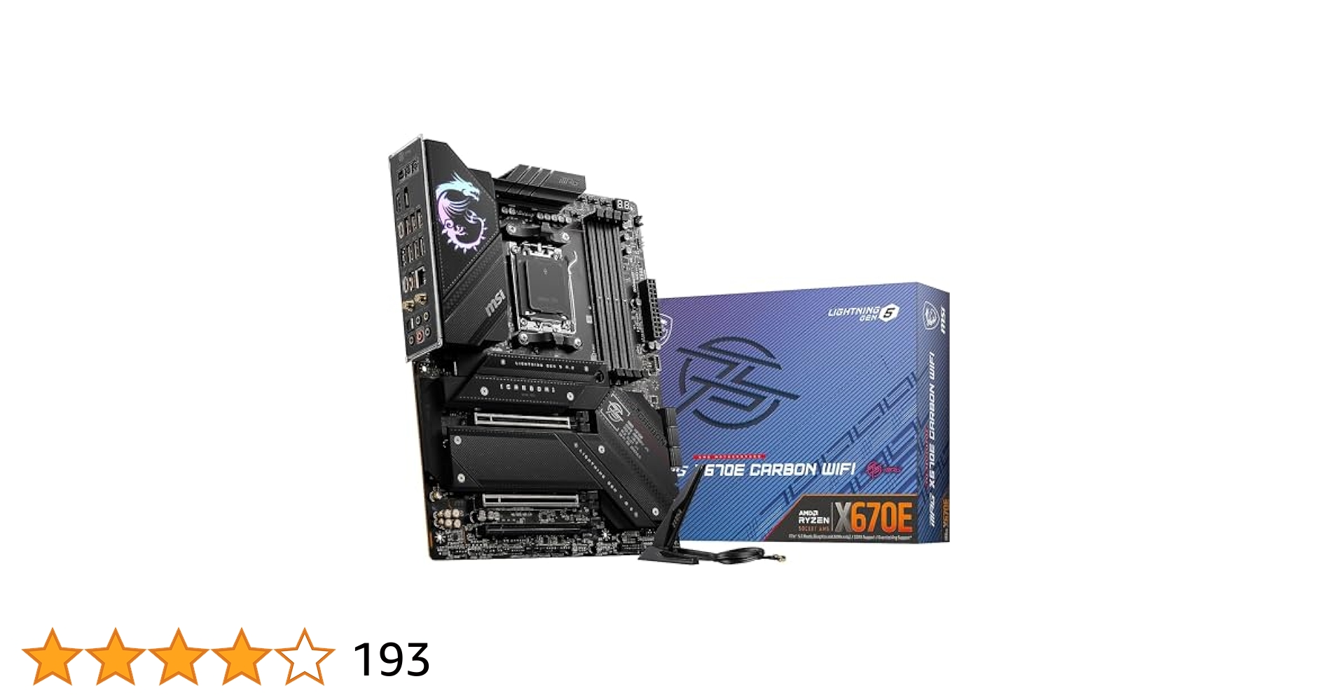 MSI マザーボード MPG X670E CARBON WIFI AMD MPG X670E CARBON WIFI